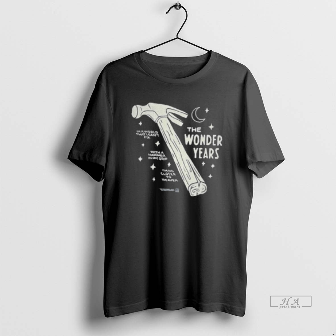 Official The Wonder Years Hammer In My Grip T Shirt