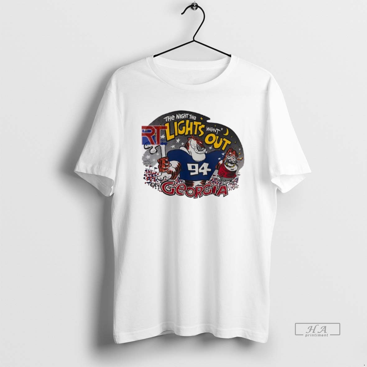 Official The Night The Lights Went Out In Georgia Auburn Tigers Shirt