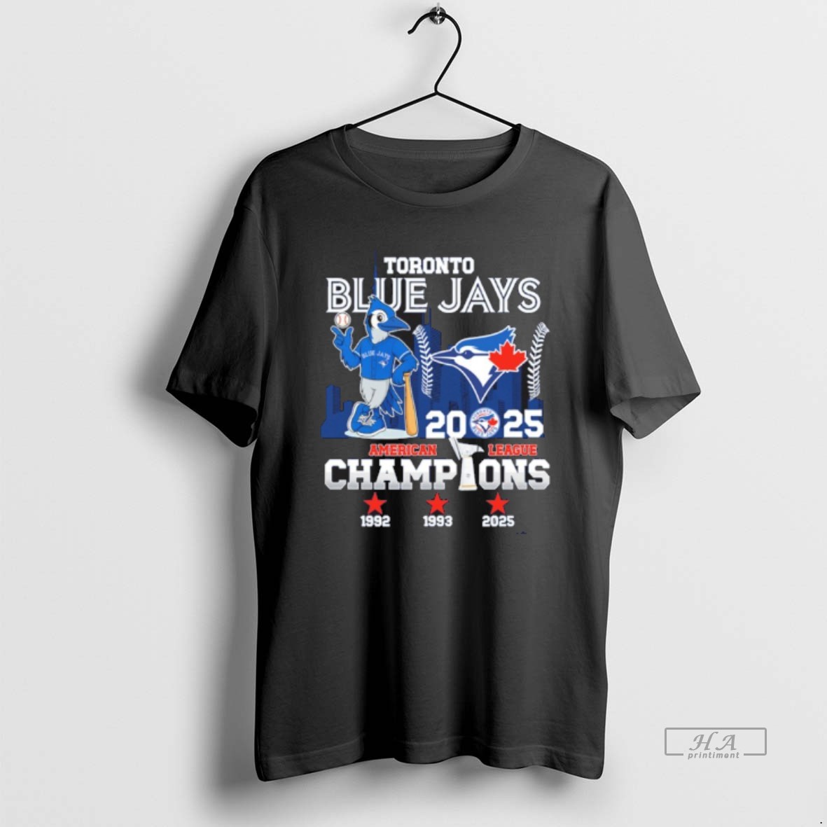 Official Toronto Blue Jays 2025 Mascot Champions T Shirt