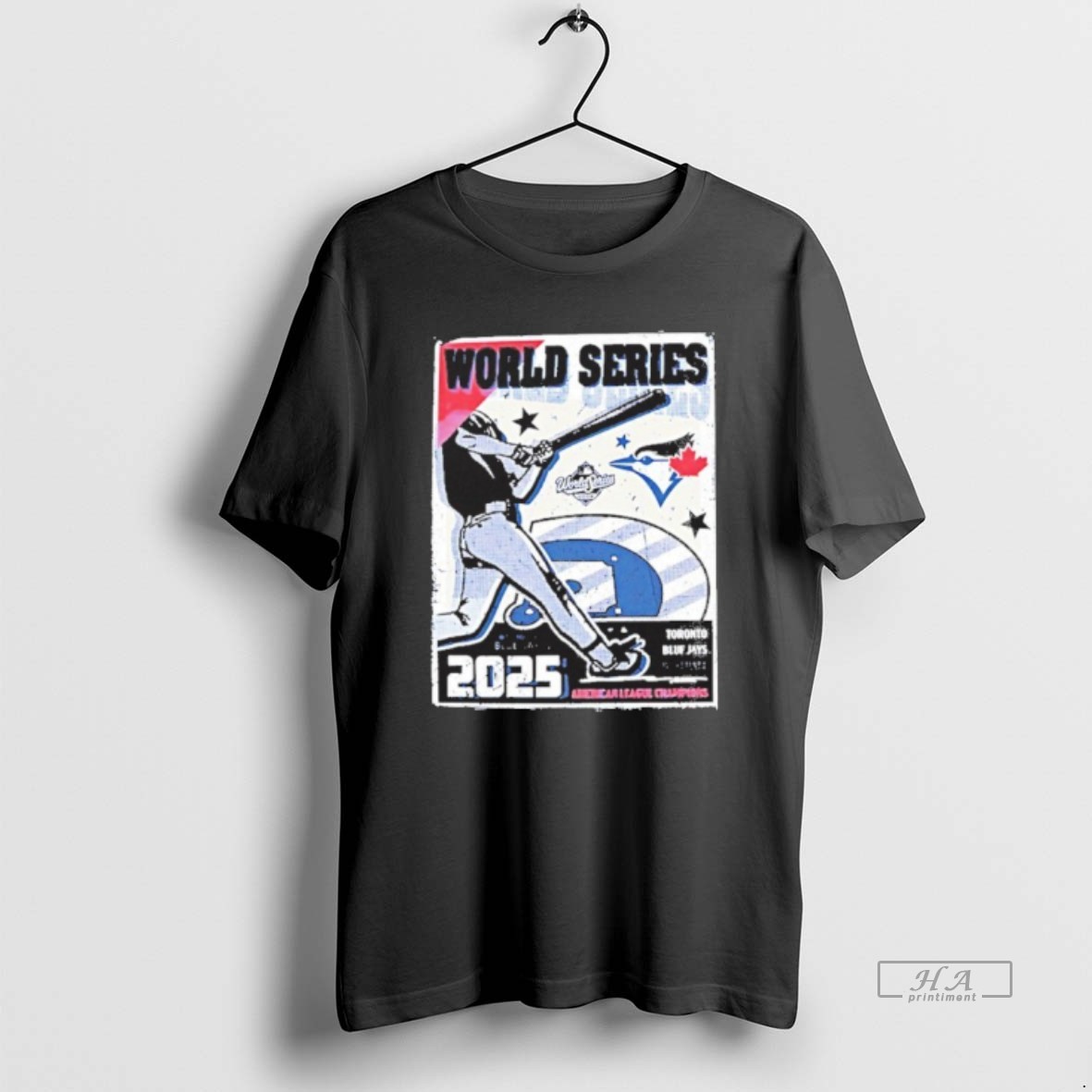 Official Toronto Blue Jays 2025 World Series American League Champions T Shirt