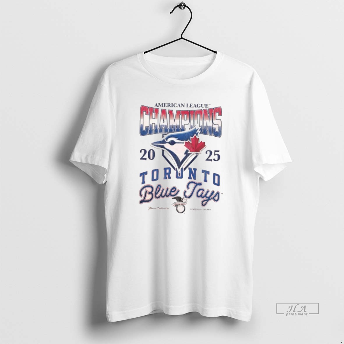 Official Toronto Blue Jays American League 2025 Champions Logo Baseball T Shirt