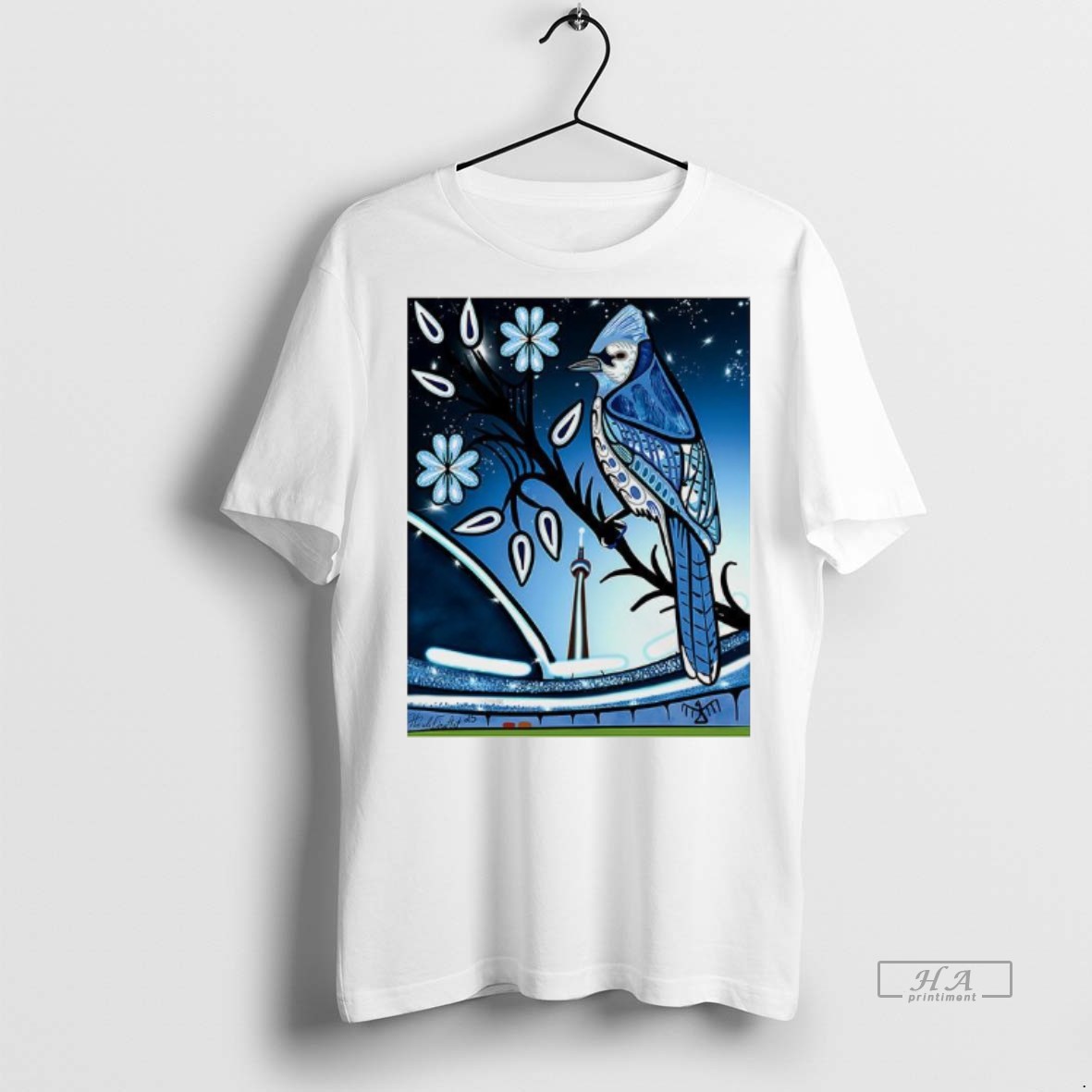 Official Toronto Blue Jays Baseball Mascot Woodlands Art Style Shirt Hoodie