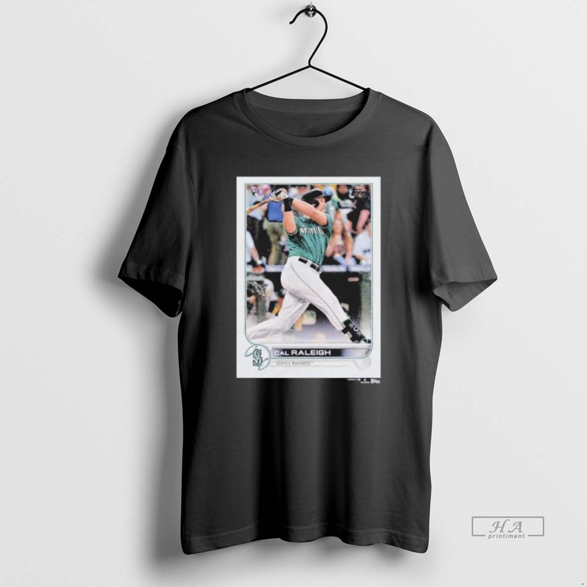 Official Trendy 2022 Topps Baseball Cal Raleigh Mariners Tee Shirt