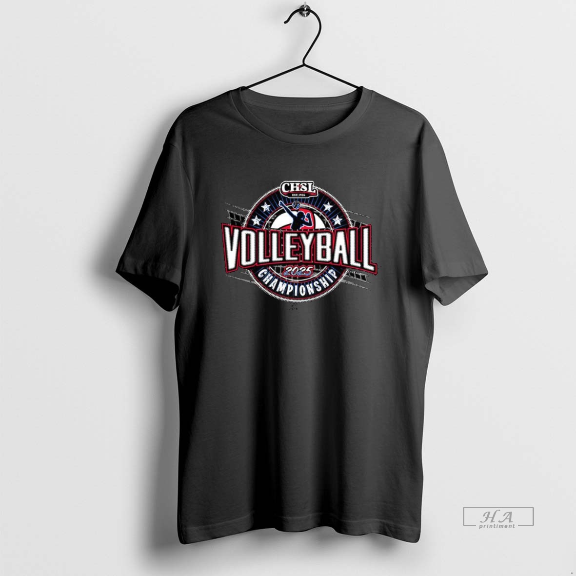Official Trendy 2025 Chsl Volleyball Championship Tee Shirt