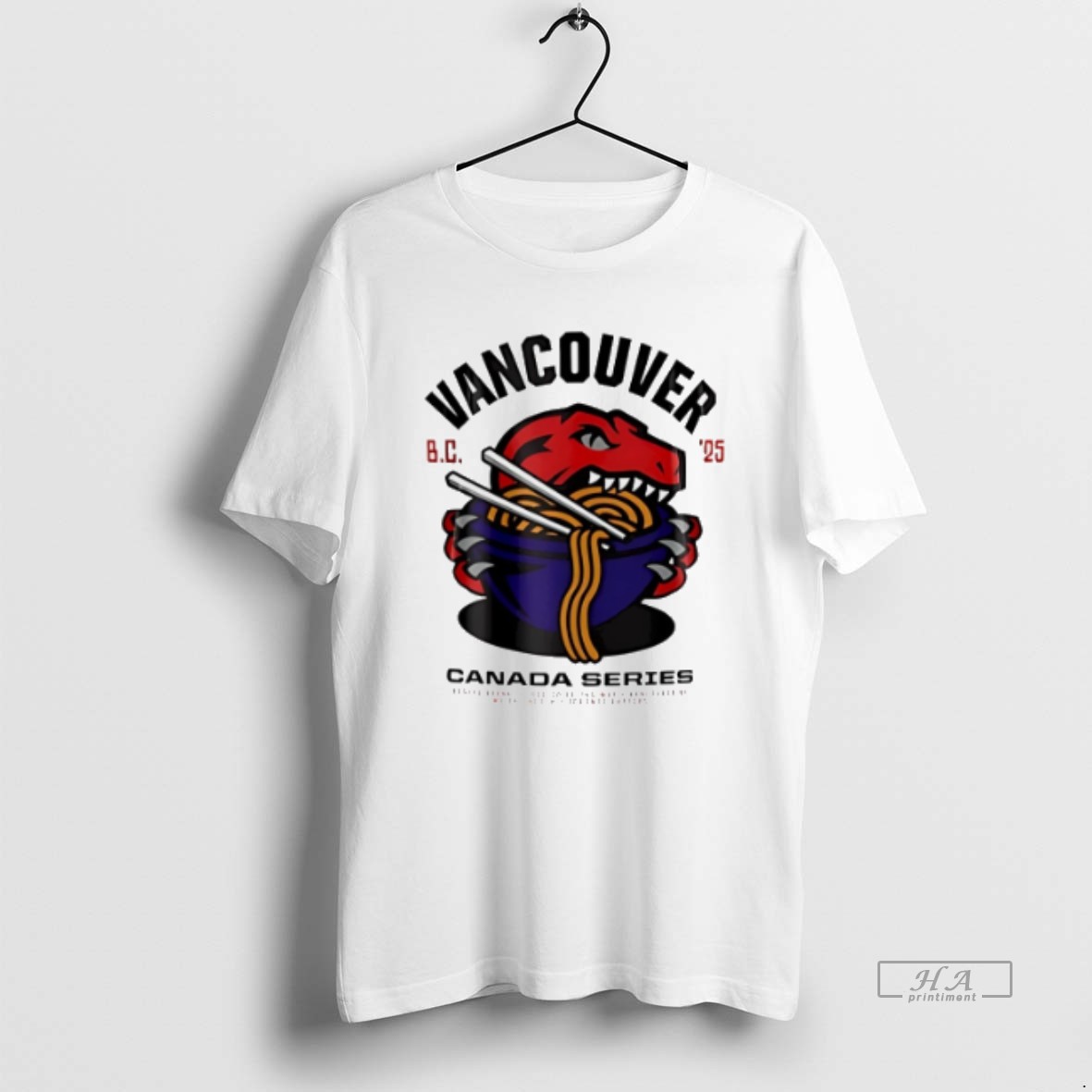 Official Trendy 2025 Canada Series Vancouver Noodle Tee Shirt