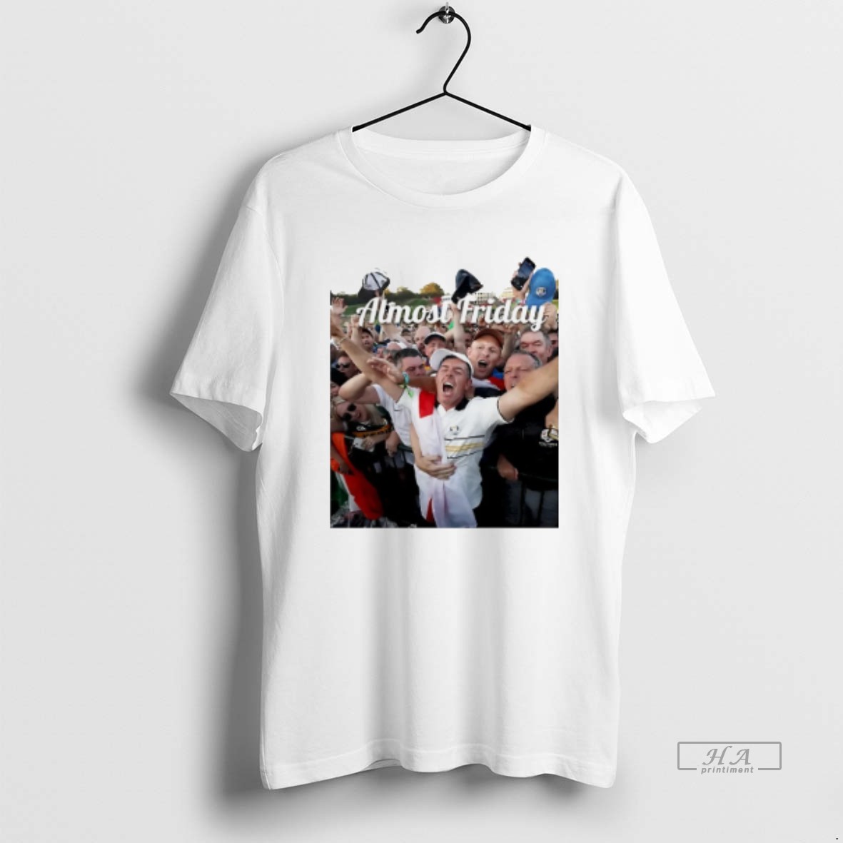 Official Trendy Almost Friday Rory Mcilroy Ryder Cup 2025 Tee Shirt