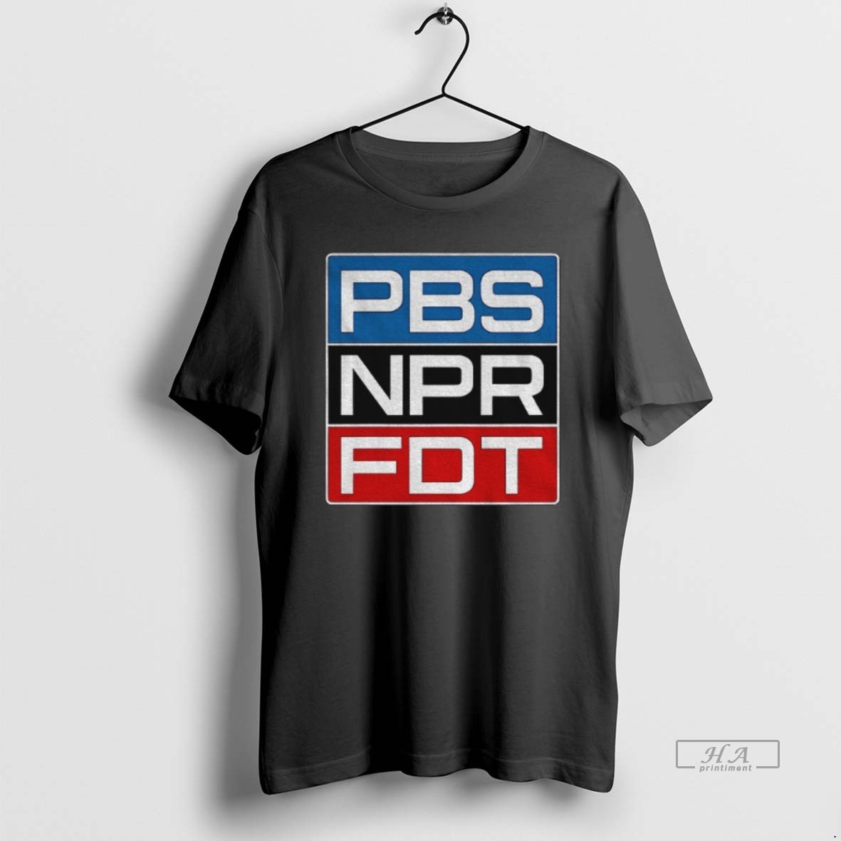Official Trendy Anti Trump Graphic Pbs Npr Fdt Liberal Political Tee Shirt