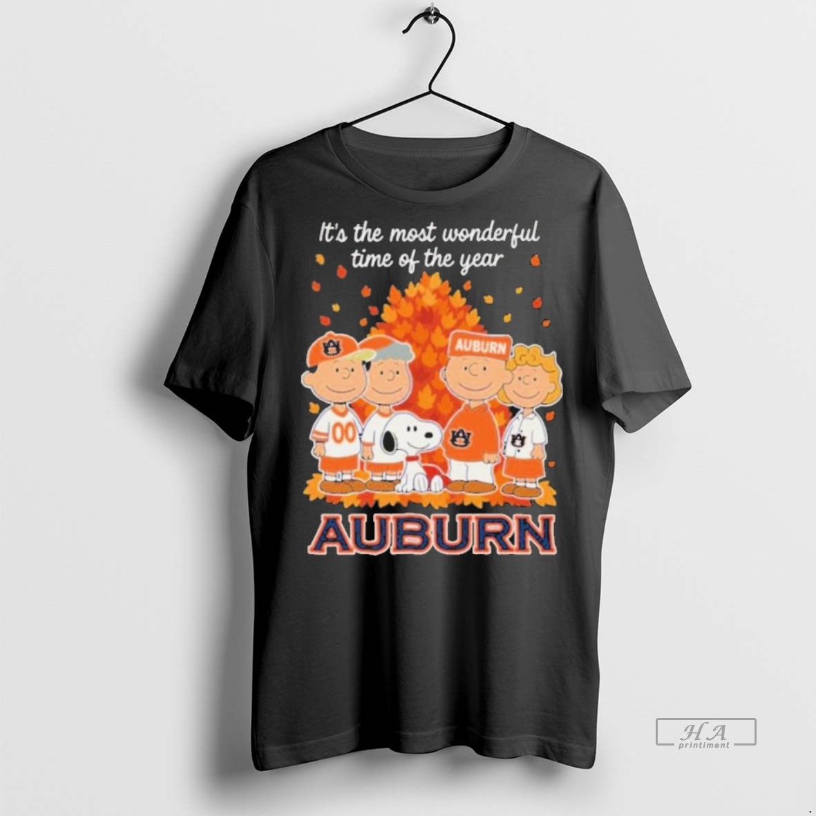 Official Trendy Auburn Tigers X Peanuts Fall Its The Most Wonderful Time Of The Year 2025 T Men Tee Sweater Hoodie