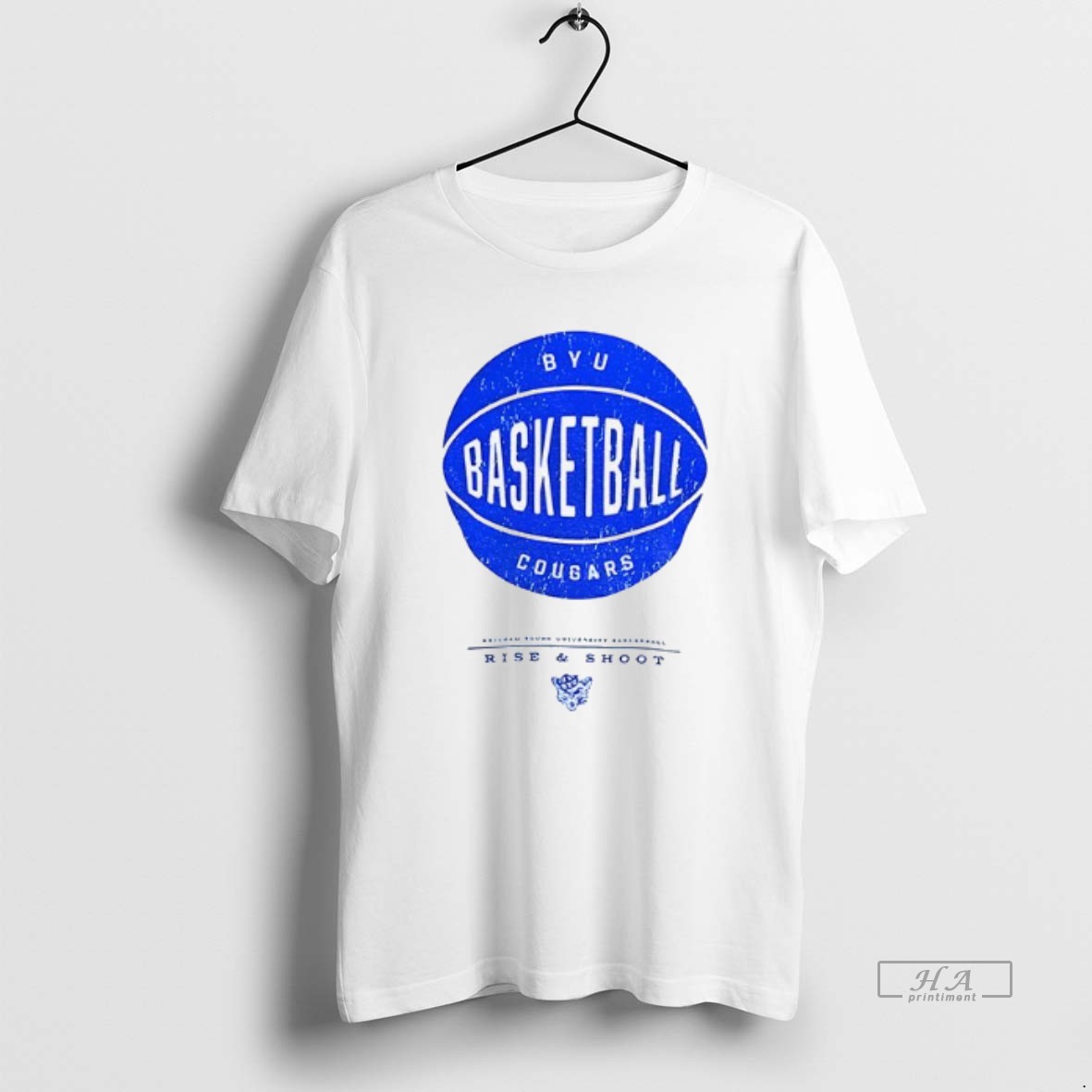 Official Trendy Byu Cougars Basketball Rise And Shoot Tee Shirt