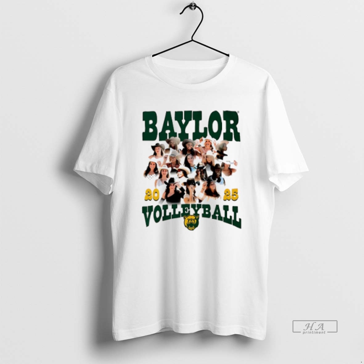 Official Trendy Baylor Womens Volleyball Team Collage 2025 Tee Shirt