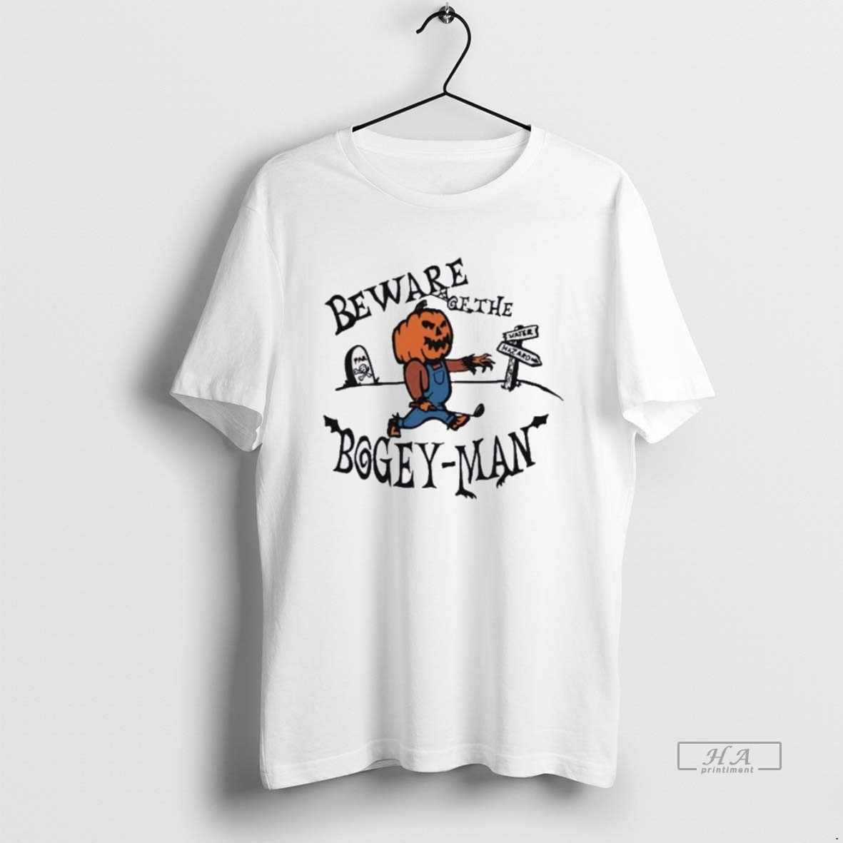 Official Trendy Beware The Bogey Man Halloween 2025 Fanart Tee Shirt