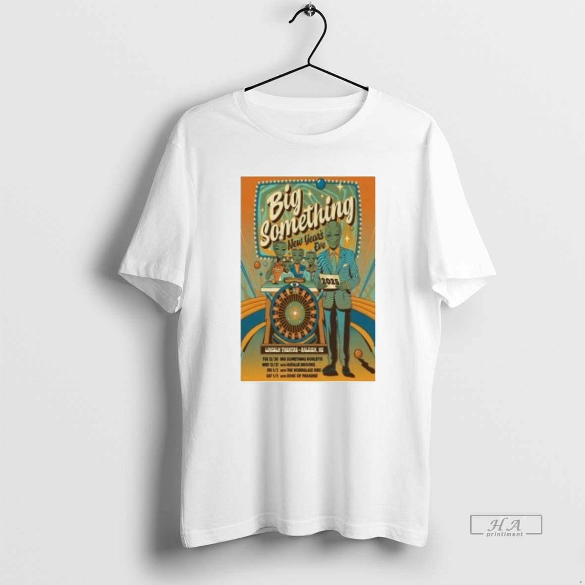 Official Trendy Big Something Raleigh Nc New Years Eve Run 2026 Tee Shirt