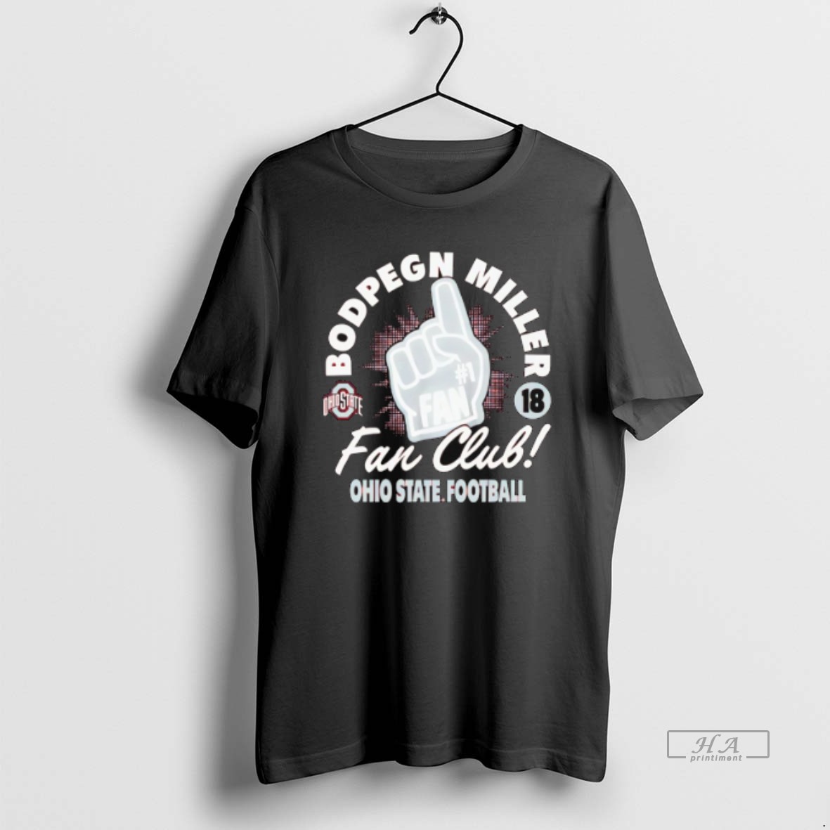 Official Trendy Bodpegn Miller Fan Club Ohio State Buckeyes Tee Shirt