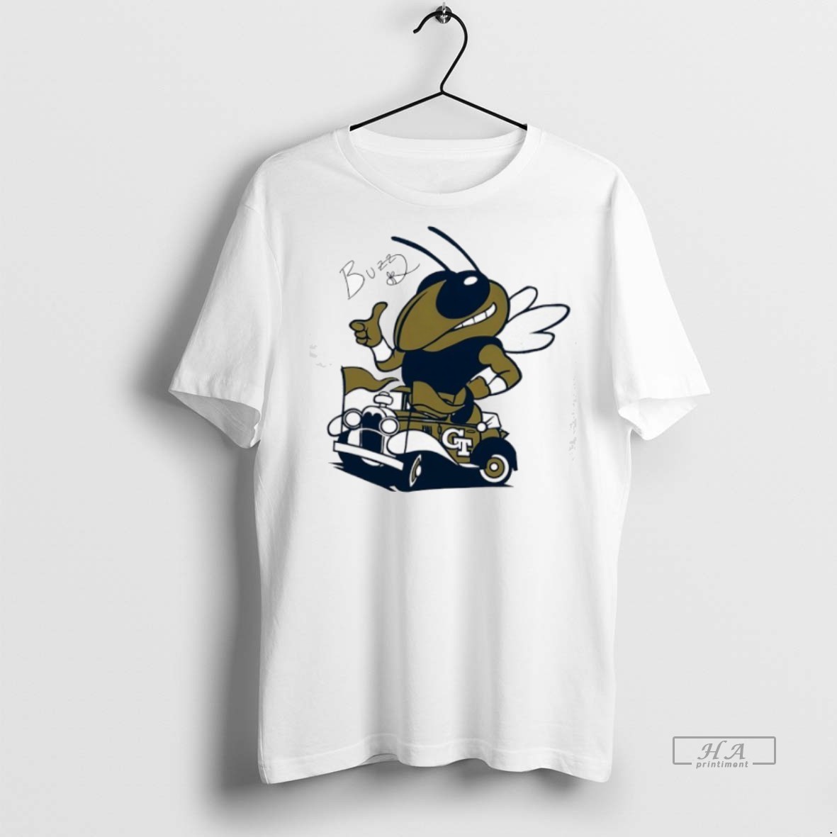 Official Trendy Buzz Mascot Of Georgia Tech Yellow Jackets Tee Sweater Hoodie