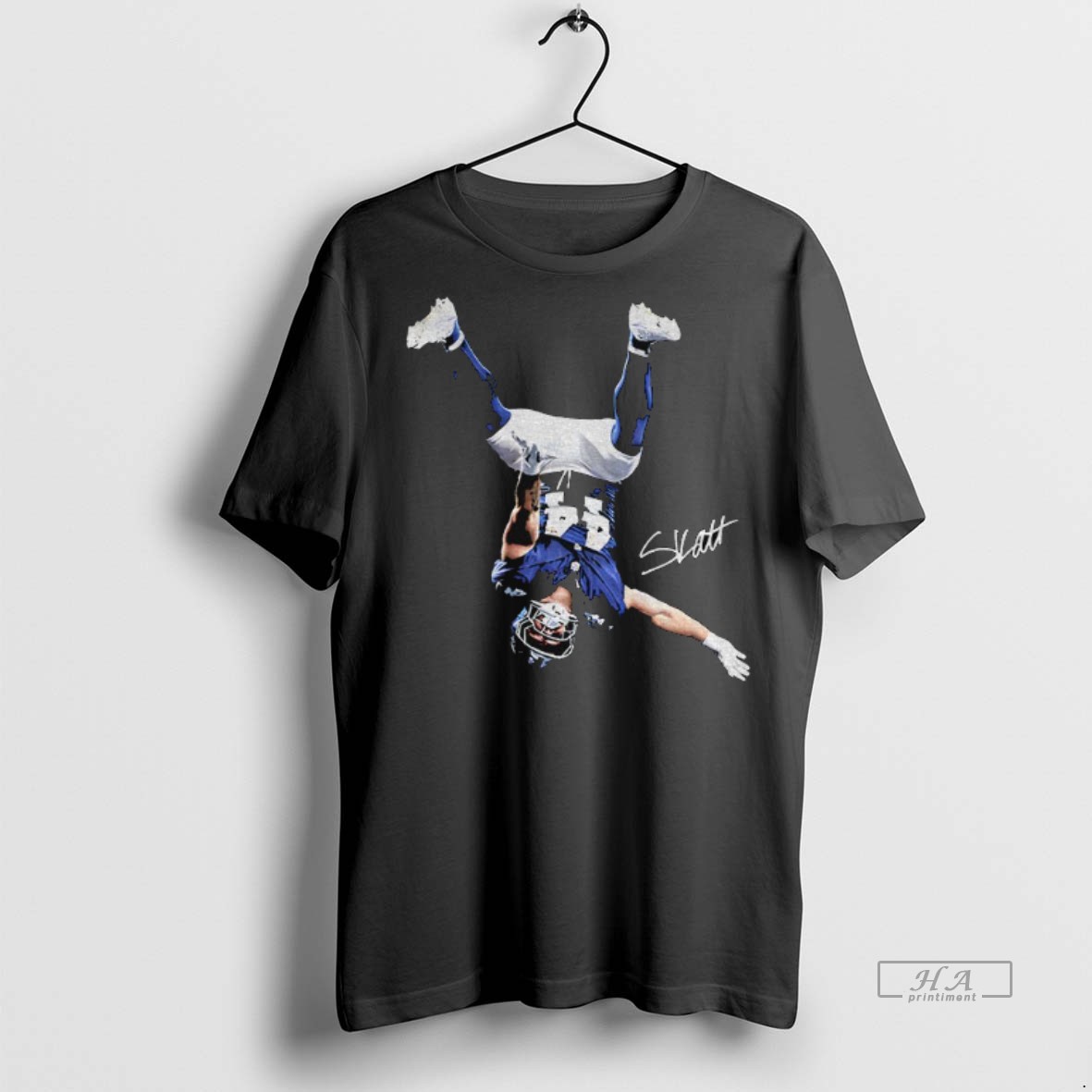 Official Trendy Cam Skattebo Flipped Pose New York Giants Nfl Football Signature Tee Sweater Hoodie