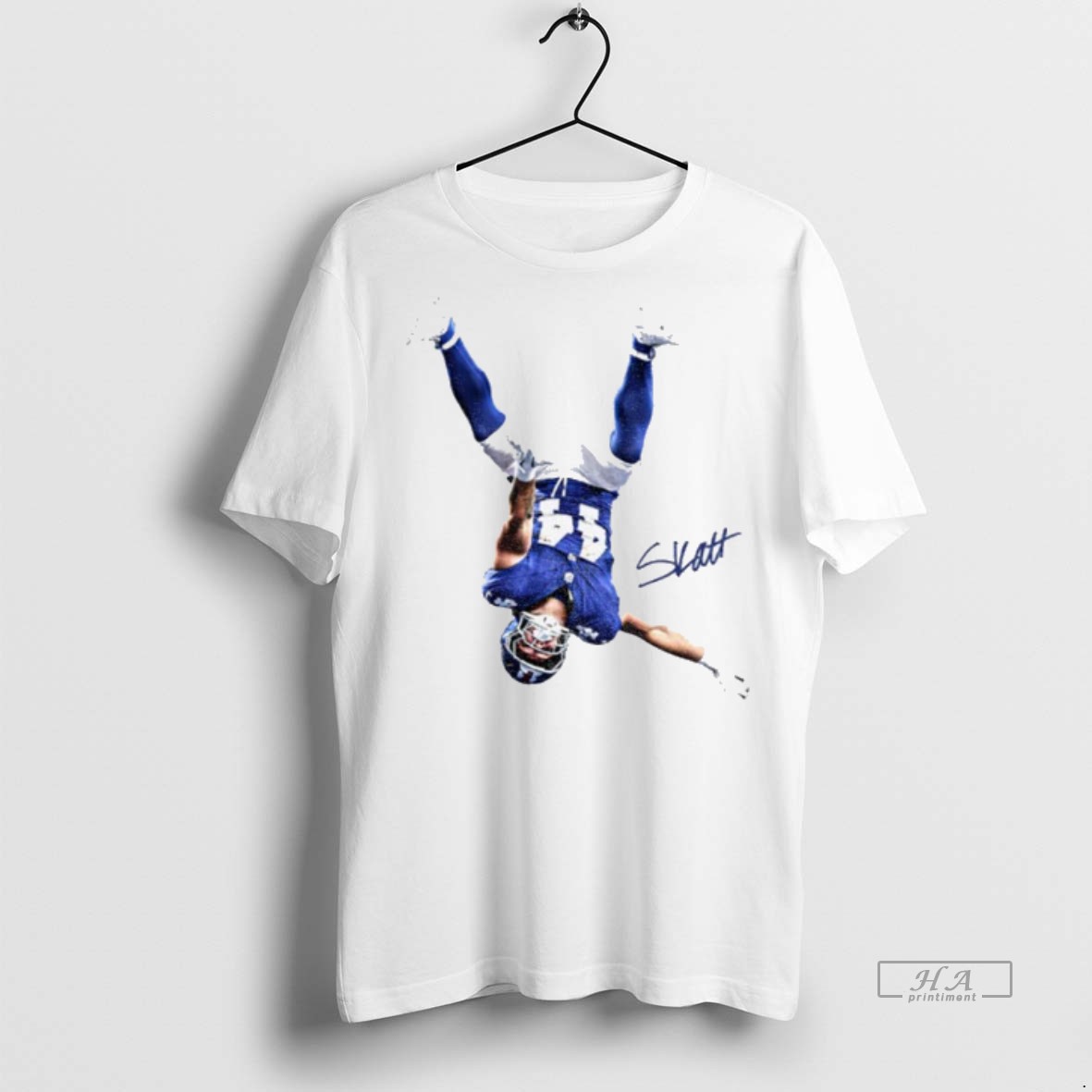 Official Trendy Cam Skattebo Flipped Signature New York Giants Tee Sweater Hoodie