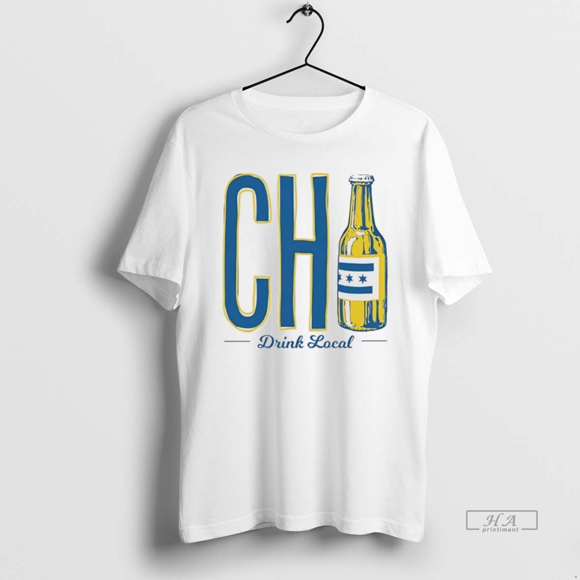 Official Trendy Chicago Beer Drink Local Tee Shirt
