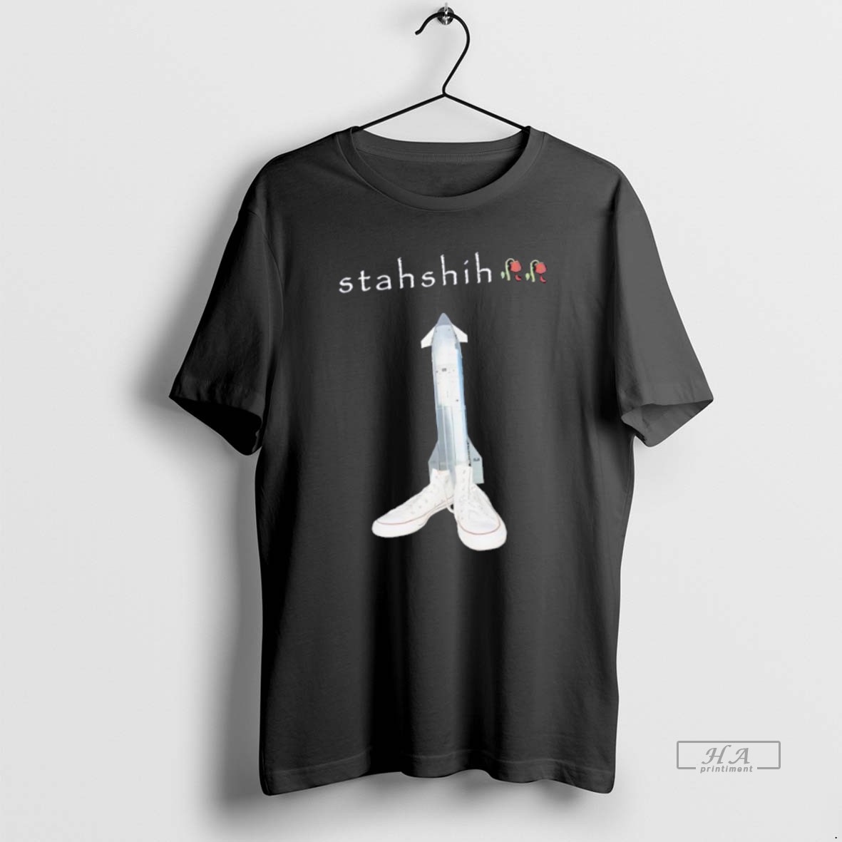 Official Trendy Converse Shoes Rocket Stahshih Spacex Starship Tee Shirt