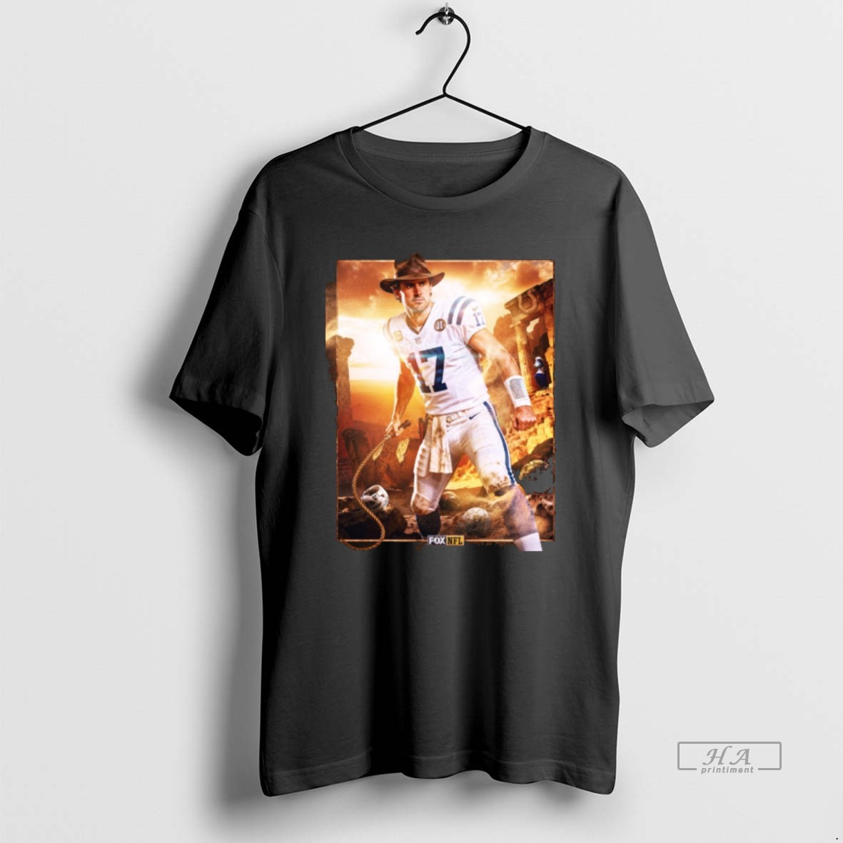 Official Trendy Daniel Jones Indianapolis Colts Take Down The Raiders Fox Nfl Graphic Tee Shirt