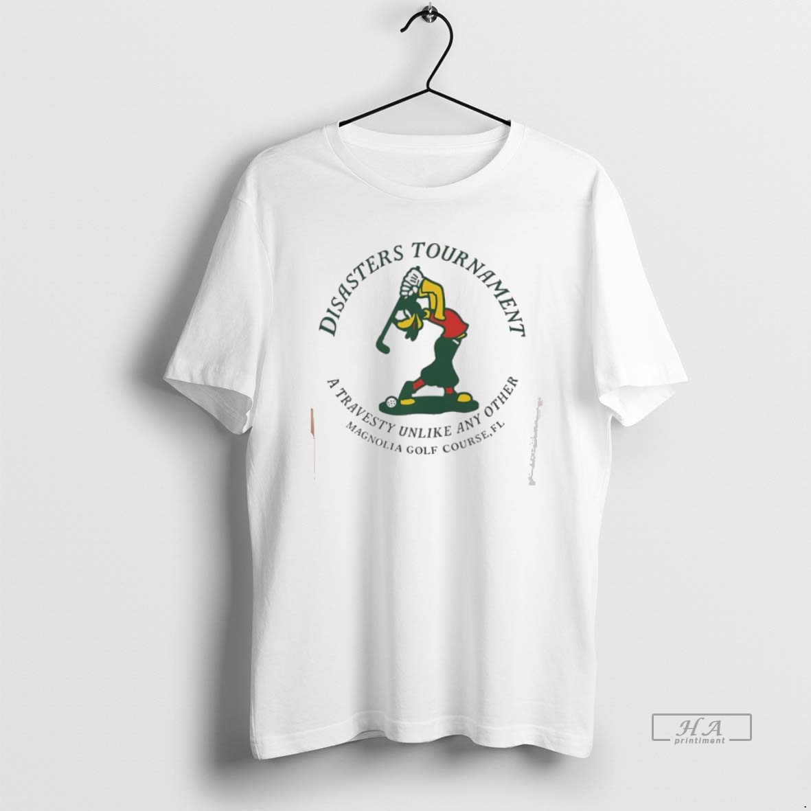 Official Trendy Davies Disasters Tourname A Travesty Unlike Any Other Magnolia Golf Course Tee Shirt