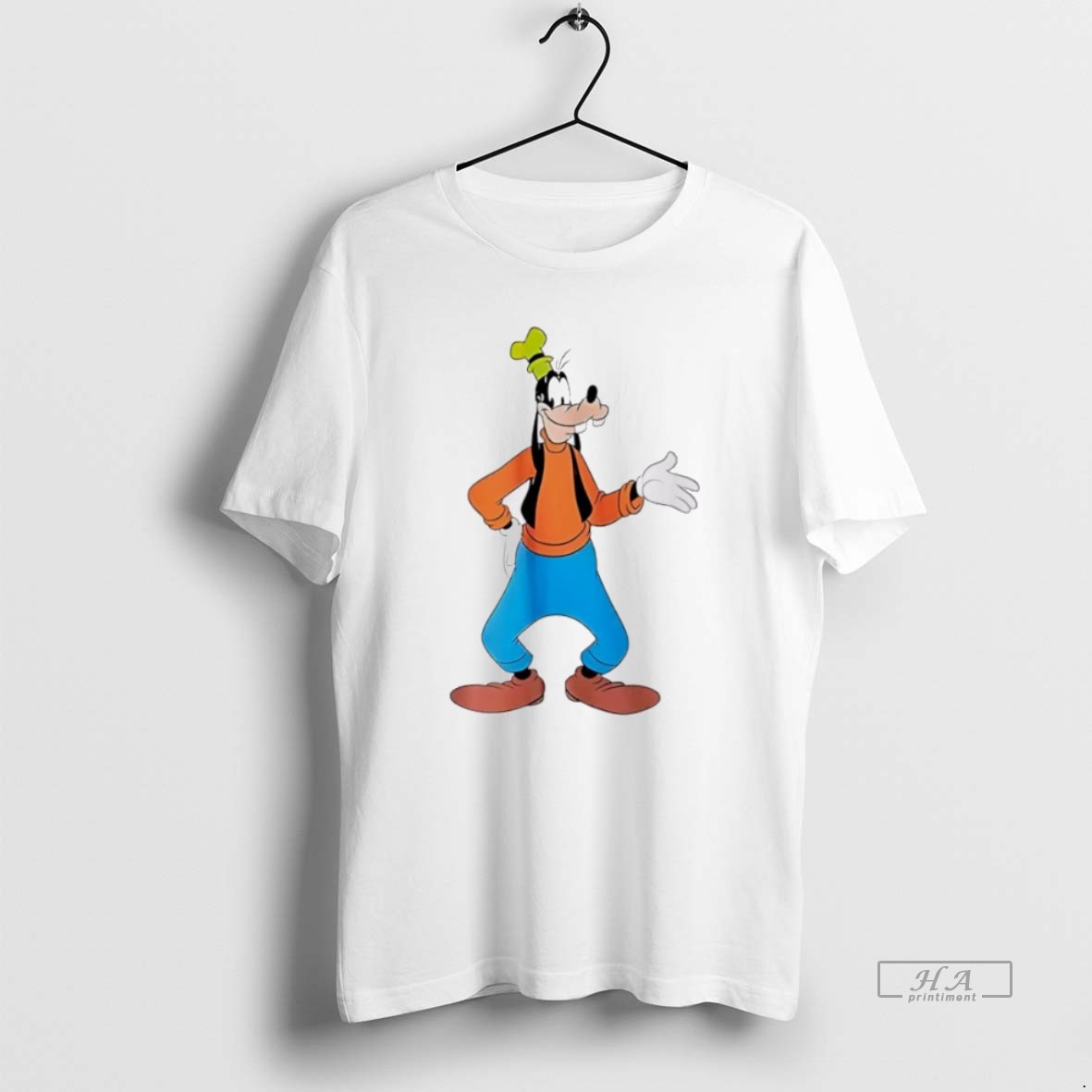 Official Trendy Disney Mens Characters Traditional Goofy Cartoon Tee Shirt