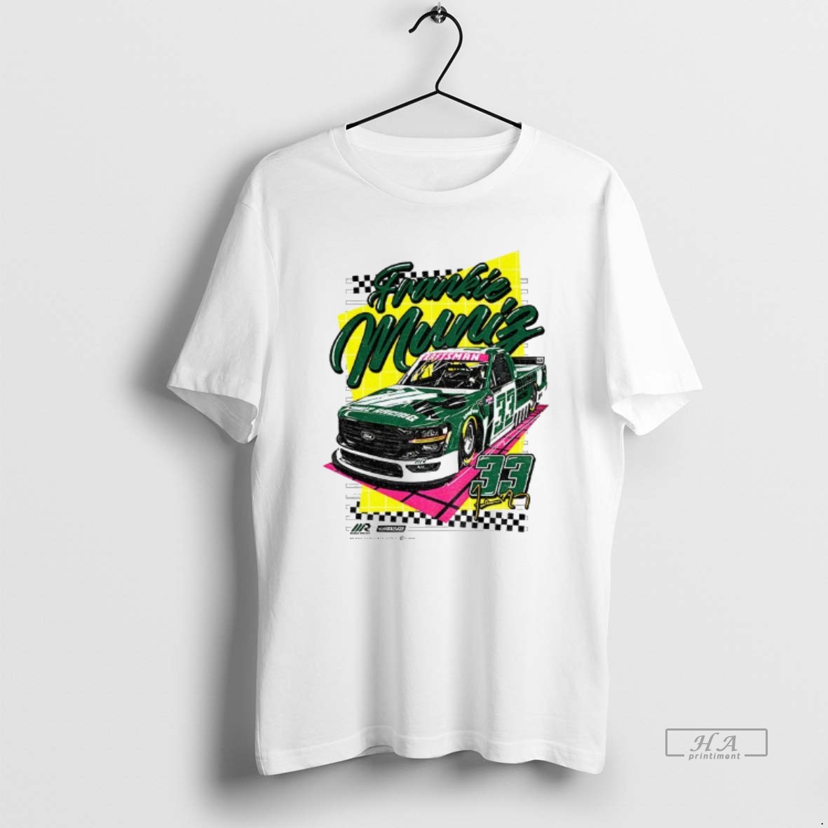 Official Trendy Frankie Muniz 33 Nascar Craftsman Truck Series Signature Tee Shirt