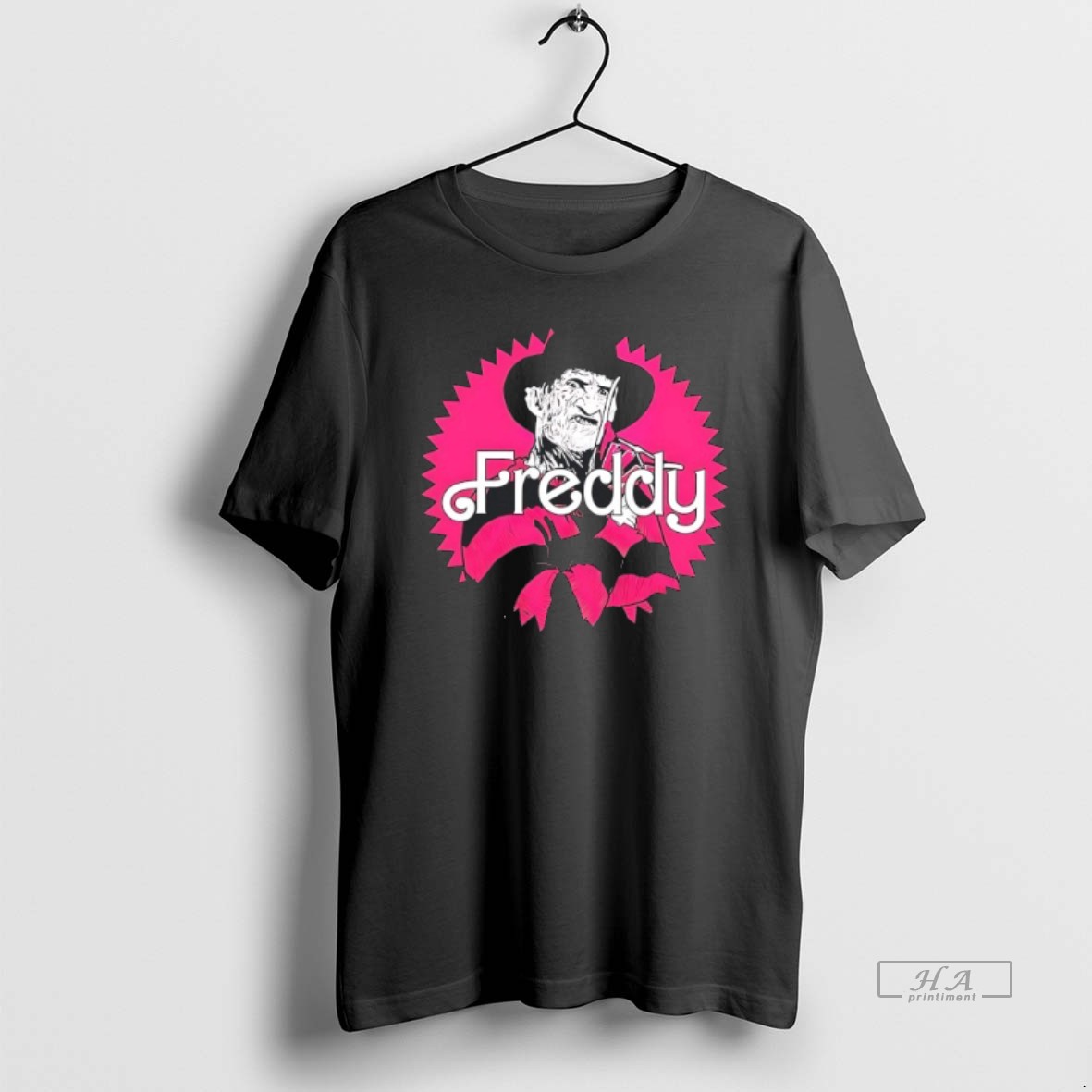 Official Trendy Freddy Krueger Barbie Halloween Tee Shirt