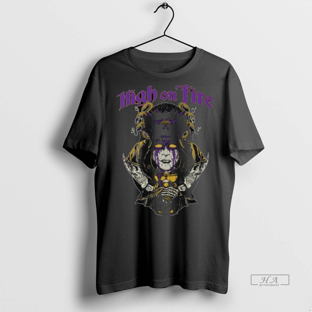 Official Trendy High On Fire Black Lotus Long Sleve Tee Sweater Hoodie