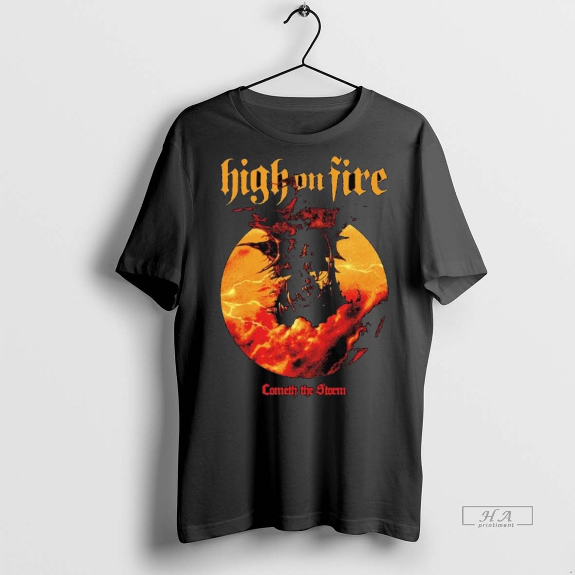 Official Trendy High On Fire Cometh The Storm Long Sleve Tee Sweater Hoodie