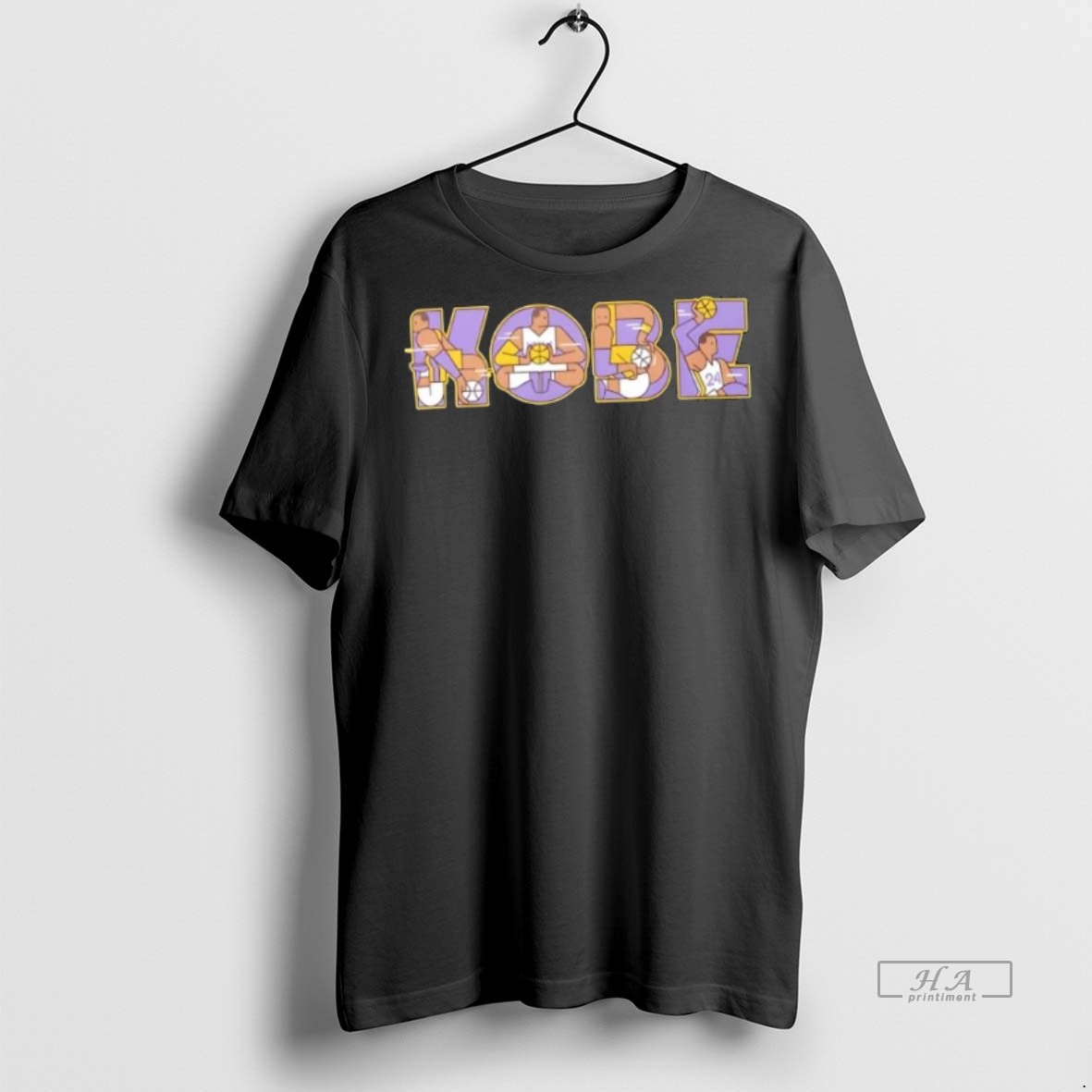Official Trendy Kobe Tribute Retro Basketball Art Tee Sweater Hoodie