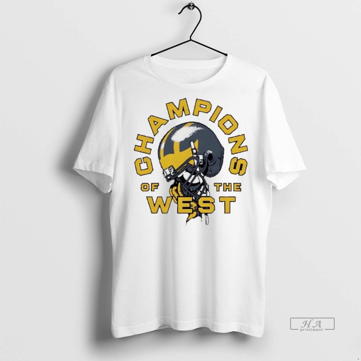 Official Trendy Michigan Wolverines Homefield Champions Of The West Tee Sweater Hoodie 1