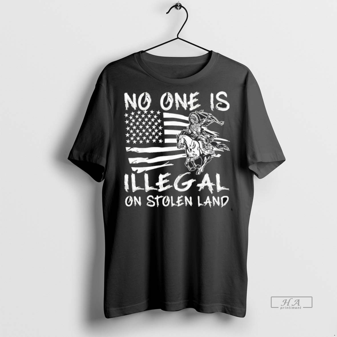 Official Trendy No One Is Illegal On Stolen Land Indigenous Immigrants Blackshirt Tee Sweater Hoodie