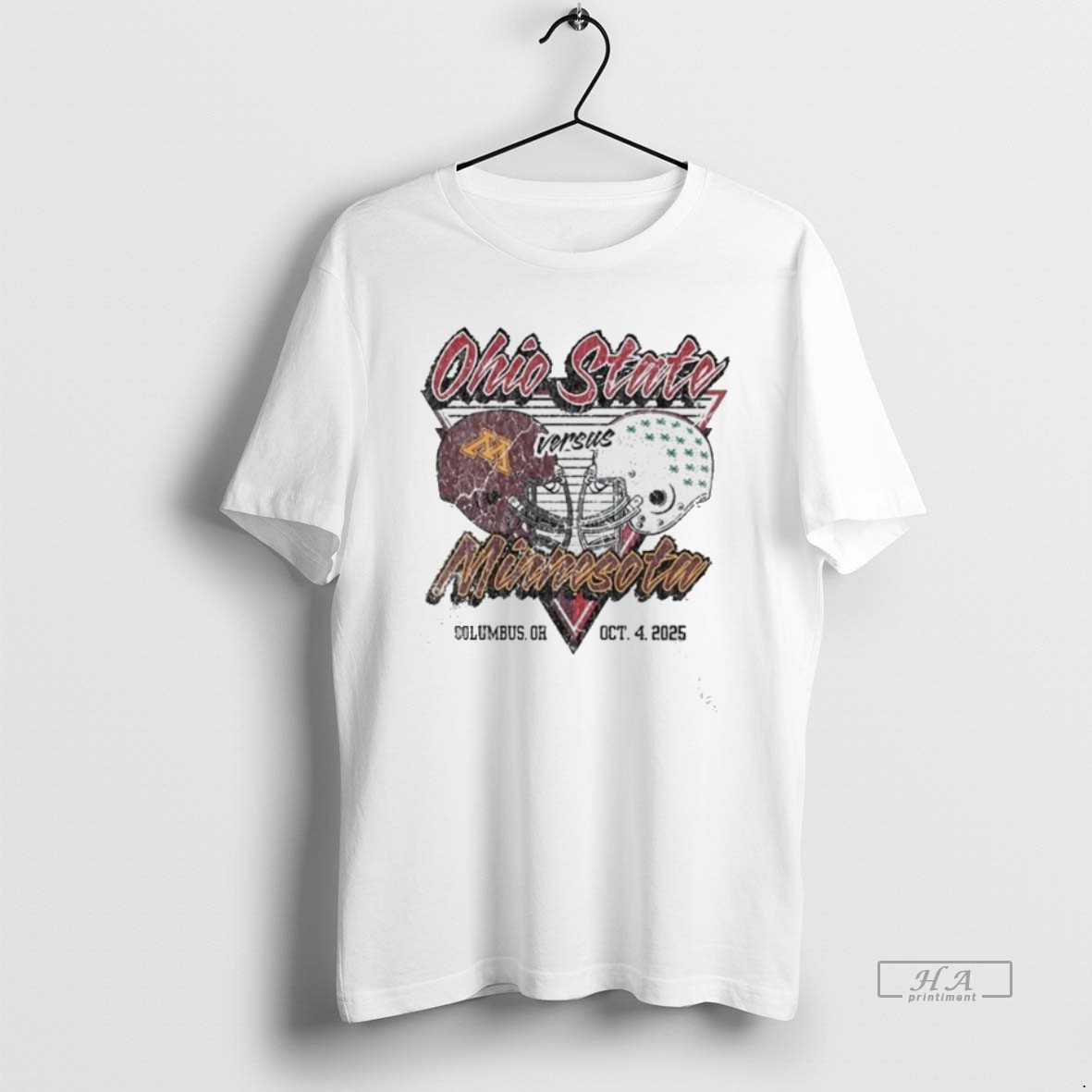 Official Trendy Ohio State Buckeyes Vs Minnesota Gophers Football Columbus Oh Oct 4 2025 Head To Head Tee Shirt