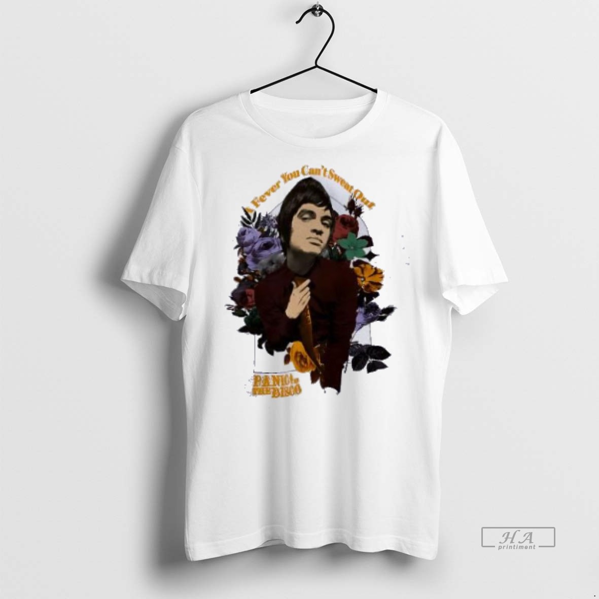 Official Trendy Panic At The Disco A Fever You Cant Sweat Out Brendon Urie Portrait Tee Sweater Hoodie