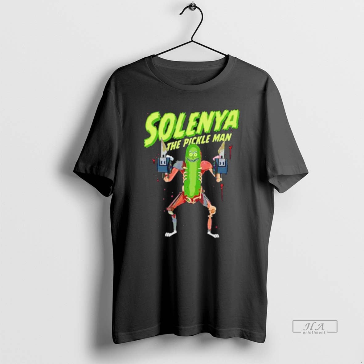Official Trendy Pickle Rick Solenya The Pickle Man Tee Shirt