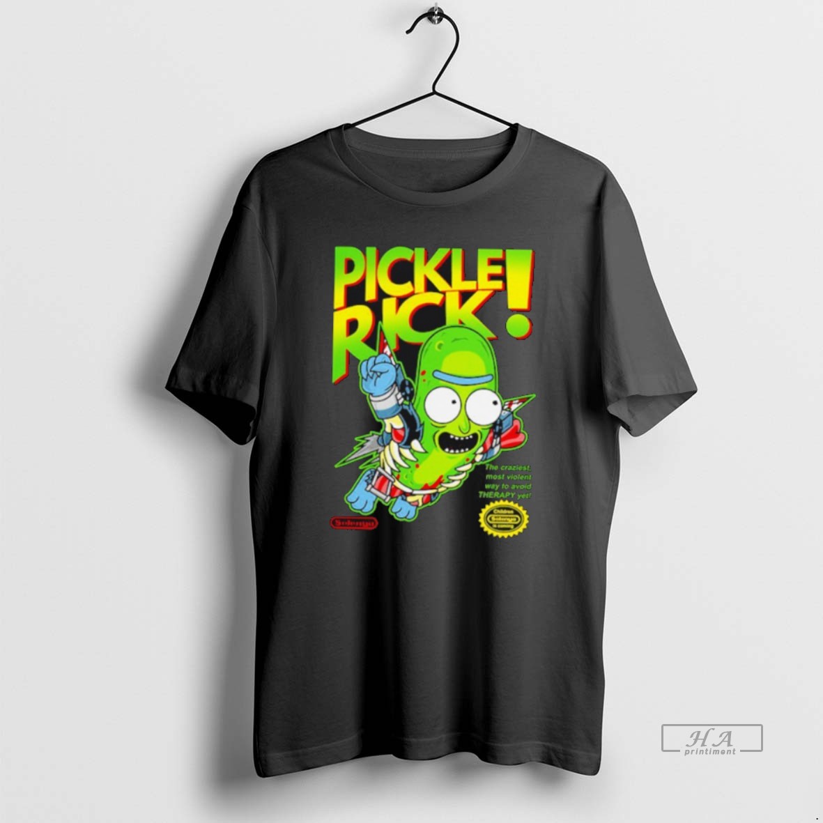 Official Trendy Pickle Rick And Morty Super Solenya Bros Tee Shirt