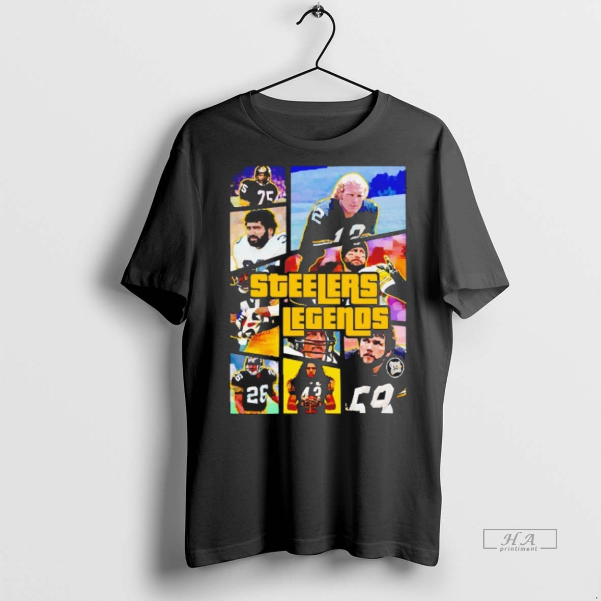Official Trendy Pittsburgh Steelers Legends Gta Parody Blackshirt Tee Sweater Hoodie
