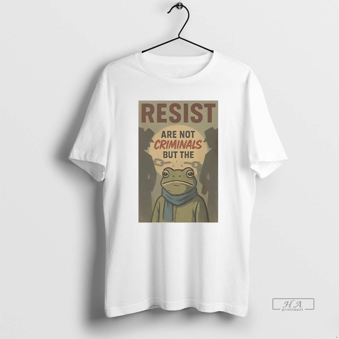 Official Trendy Portland Frog Resist Are Not Criminals But The Tee Shirt