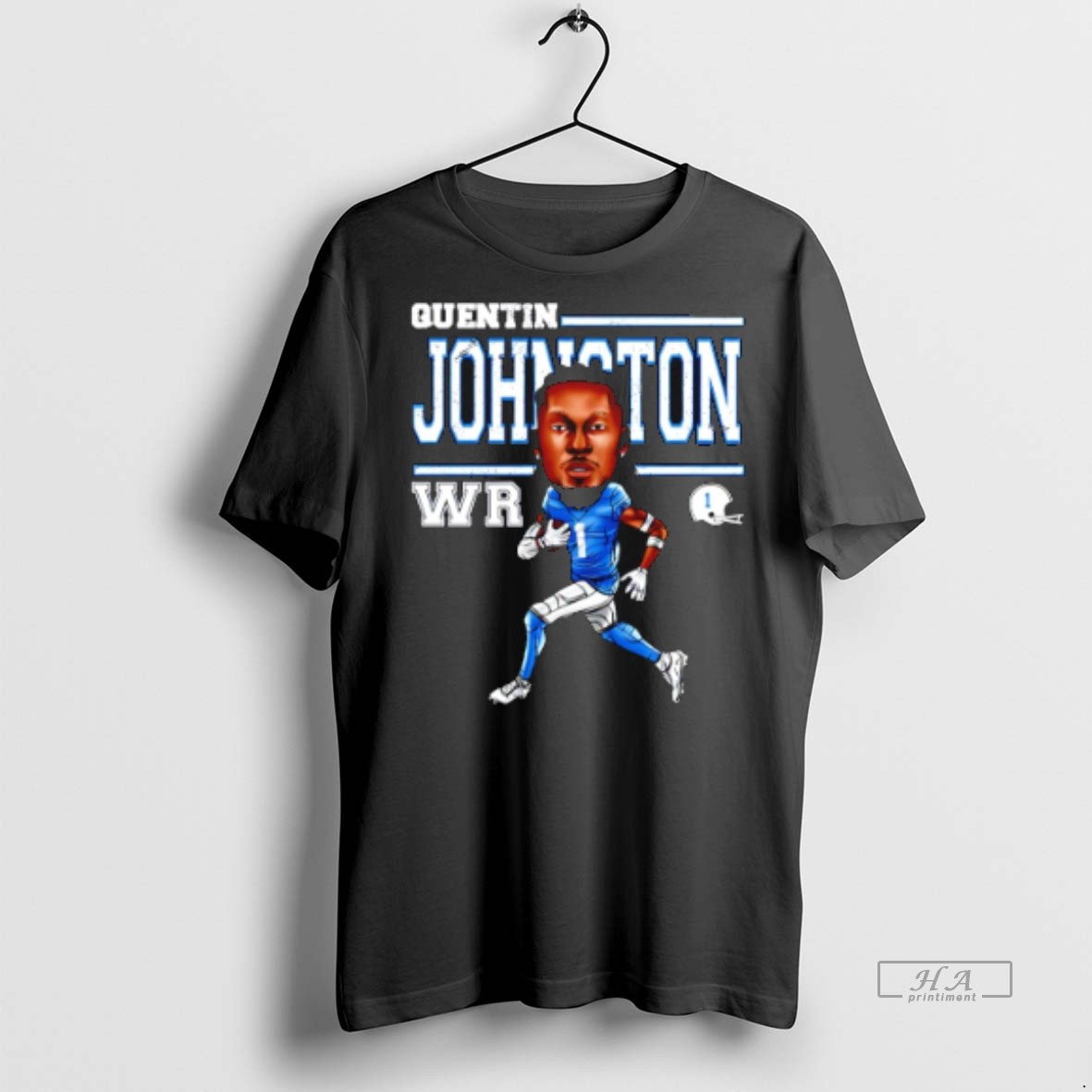 Official Trendy Quentin Johnston Los Angeles Chargers Cartoon Tee Sweater Hoodie