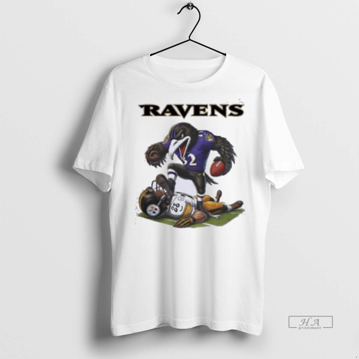 Official Trendy Ravens Defeat Pittsburgh Steelers Mascot Rivalries 2025 Tee Sweater Hoodie