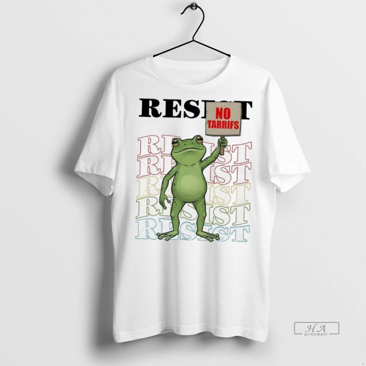 Official Trendy Resist Portland Frog No Tarrifs Tee Sweater Hoodie