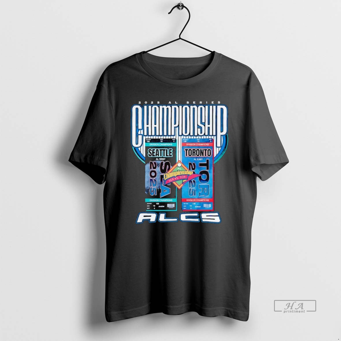 Official Trendy Seattle Mariners Vs Toronto Blue Jays 2025 Al Series Championship Matchup Tee Shirt