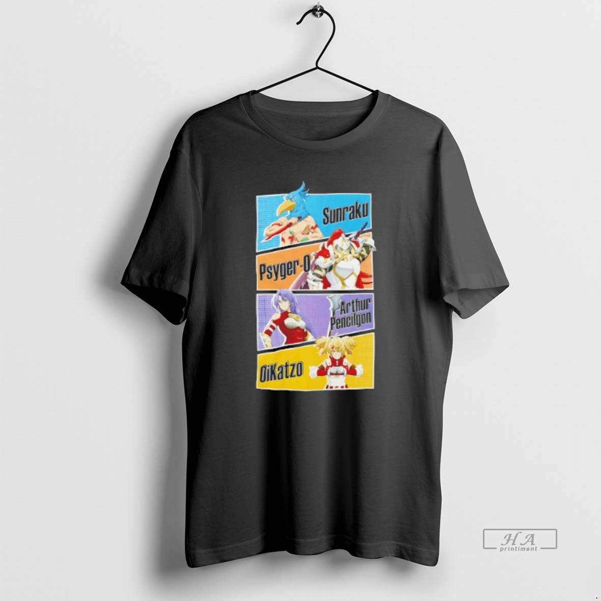 Official Trendy Shangri La Frontier Character Panels Tee Shirt