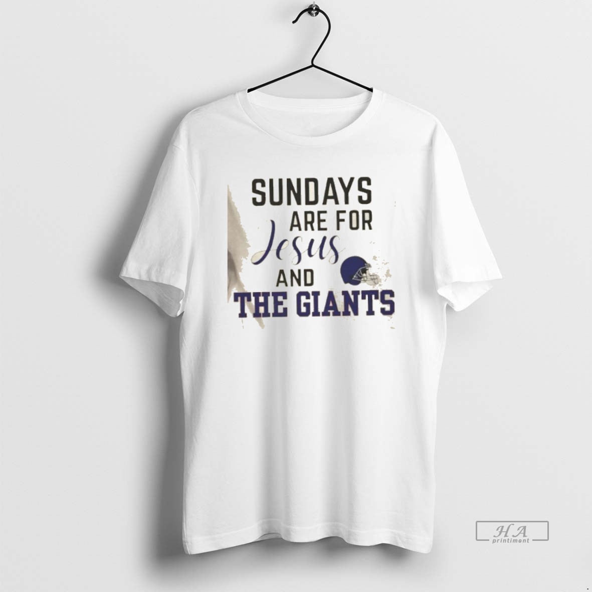 Official Trendy Sundays Are For Jesus And The New Yor Giants Football Tee Shirt