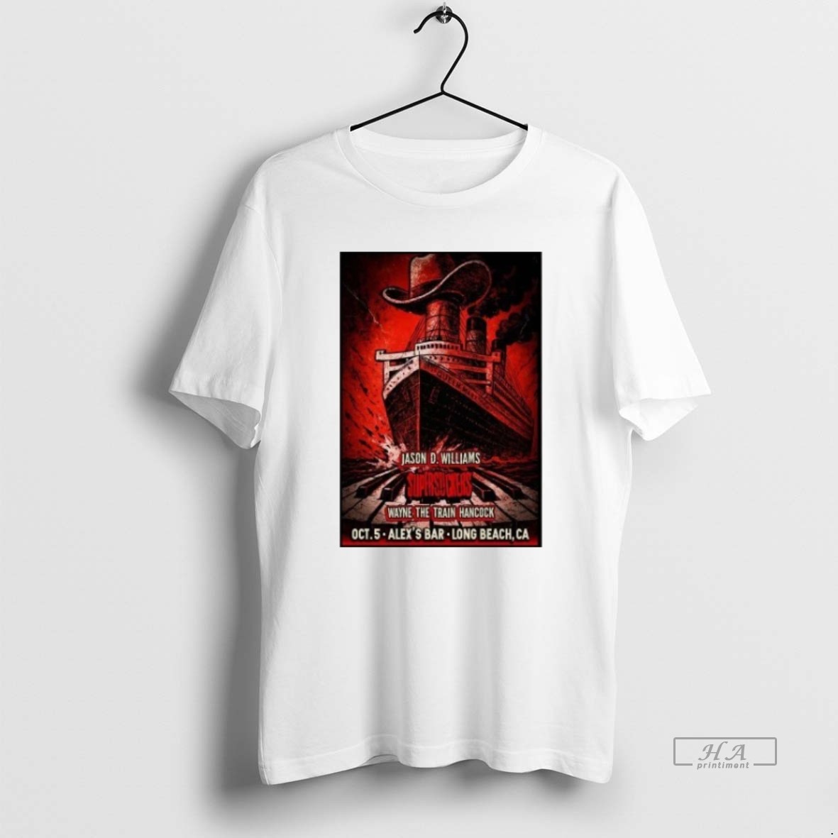 Official Trendy Supersuckers Oct 5 2025 Alexs Bar Long Beach Ca Tee Shirt