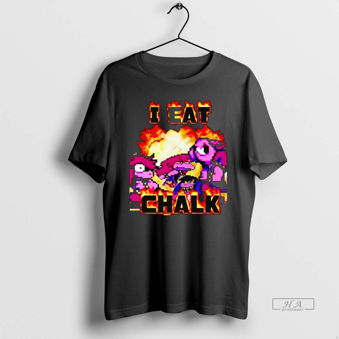 Official Trendy Susie Deltarune I Eat Chalk Tee Shirt