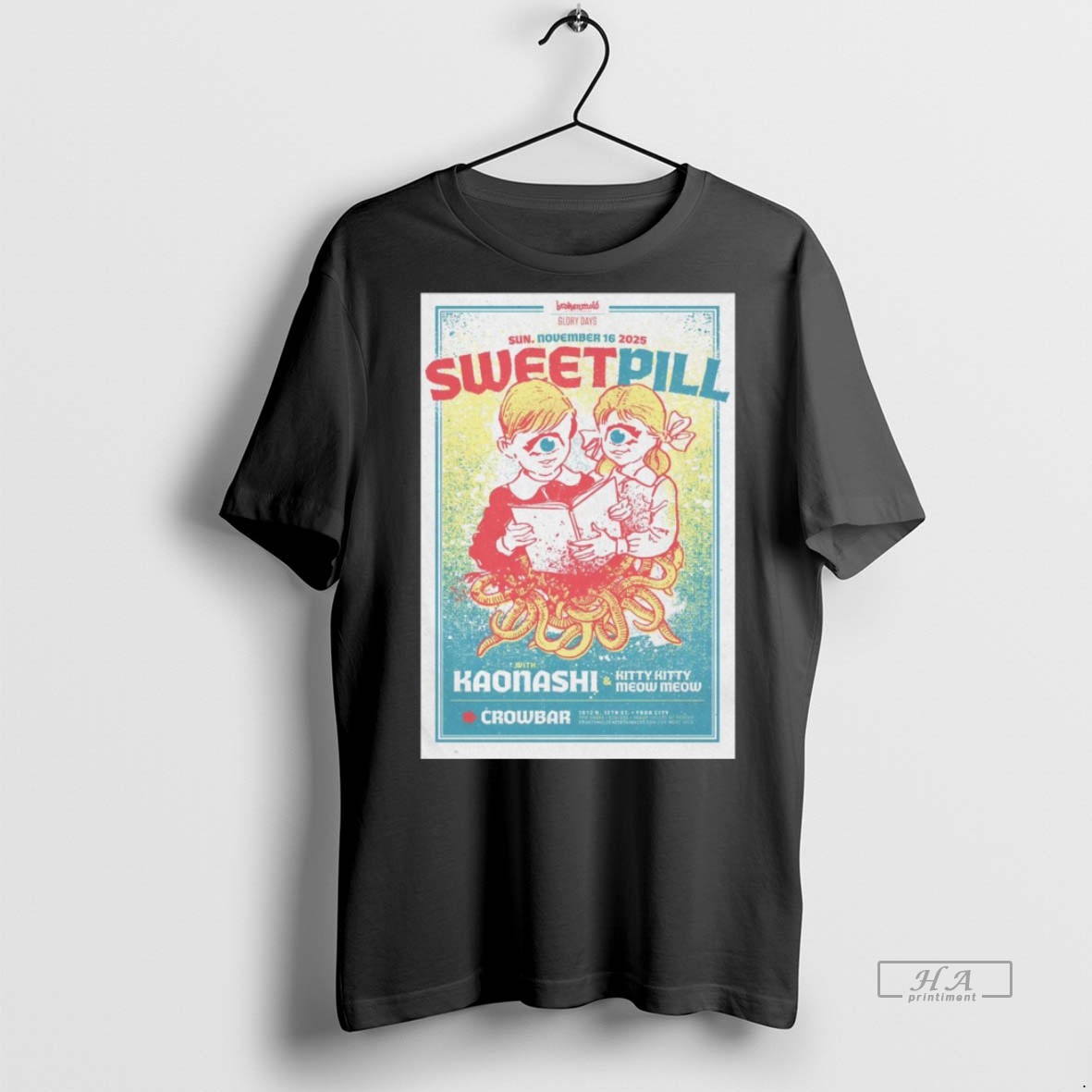 Official Trendy Sweet Pill At Crowbar On Sunday November 16 2025 Tee Sweater Hoodie