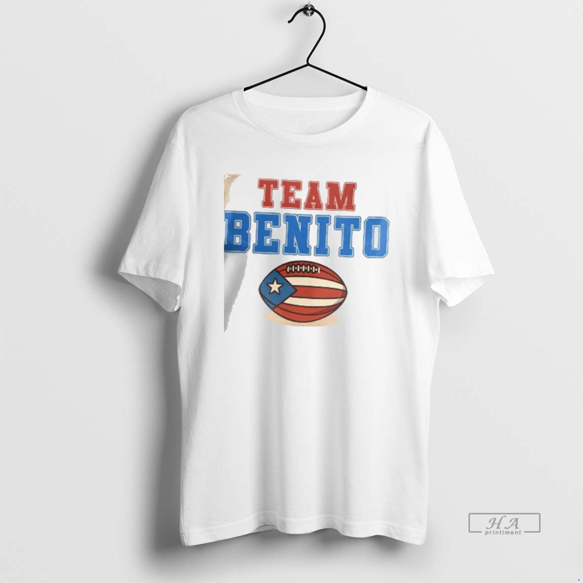 Official Trendy Team Benito Nuevayol Two Sided Mockup Two Side Tee Shirt