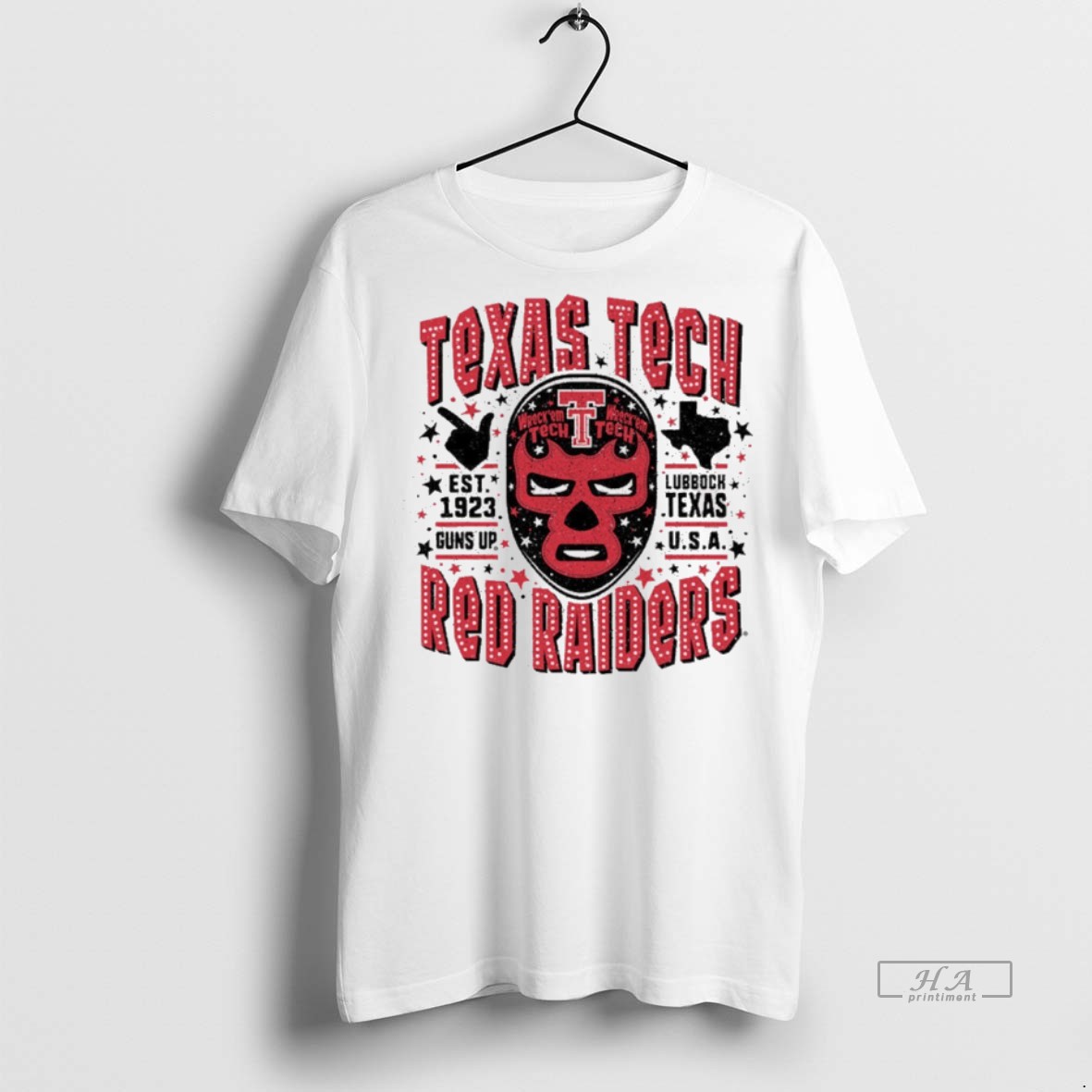 Official Trendy Texas Tech Red Raiders Football Luchador Est 1923 Guns Up Lubbock Texas Usa Tee Sweater Hoodie