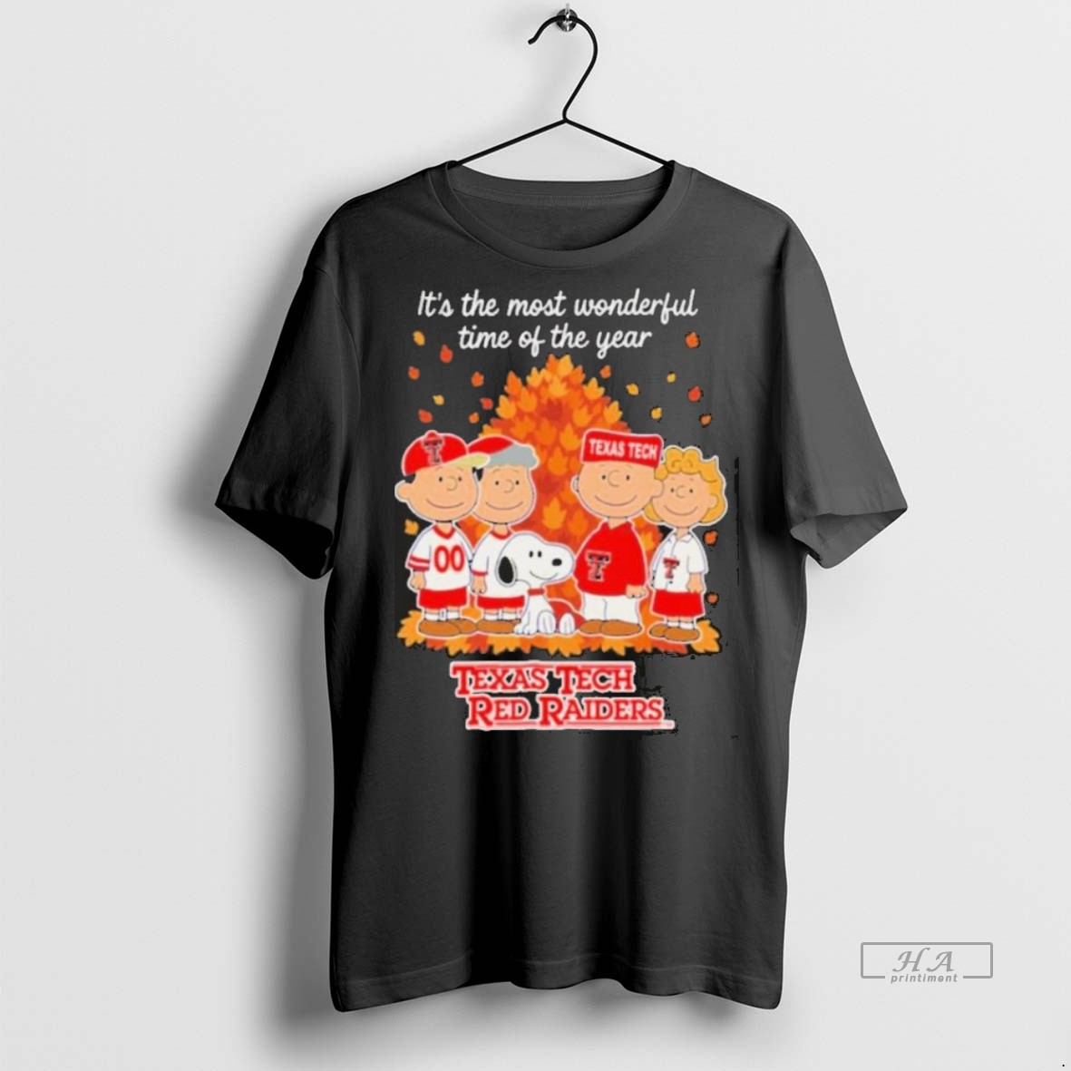 Official Trendy Texas Tech Red Raiders X Peanuts Its The Most Wonderful Time Of The Year The Fall 2025 T Men Tee Sweater Hoodie
